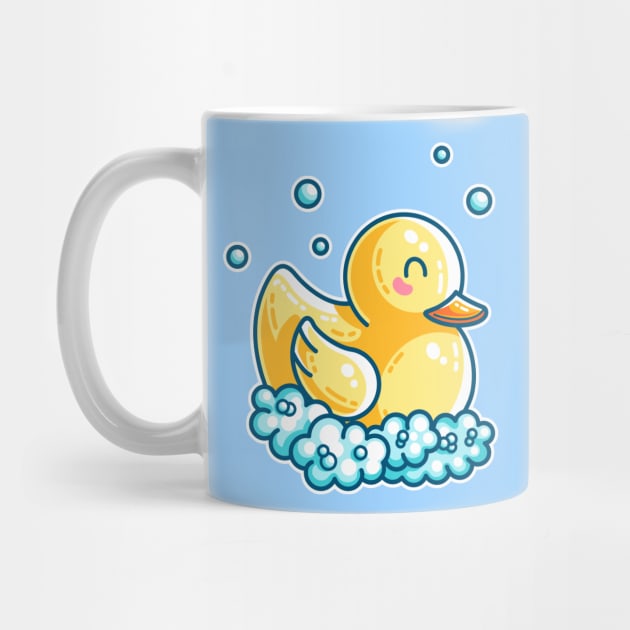 Kawaii Cute Bath Rubber Duck by freeves